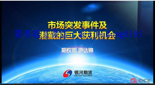 大连商品交易所豆粕期权交易策略知识培训高清视频PPT-期货从业资格课程