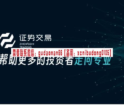 证势集团证势交易高级系统 外汇实战视频课程-期货每天波段交易