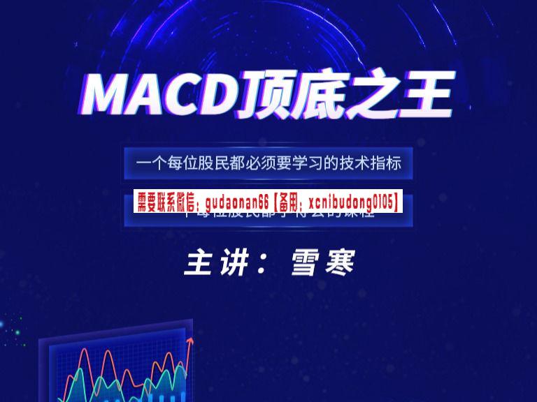 雪寒MACD顶底之王视频课程-苏州翾货培训課程